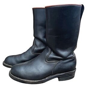 - Wesco Boss Black Leather Custom Boots!